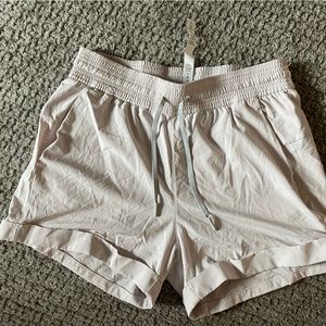 Lululemon shorts size 6 cream color